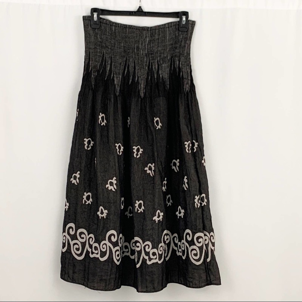 Lapis Black & Grey Convertible Dress/Skirt…